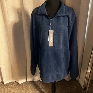 32 Degrees Men's Navy Zip-Up Sweater